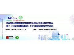 2022年青島API醫藥設備展