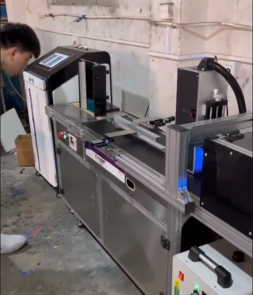 豫昶UV噴碼機刻度尺標識應用案例