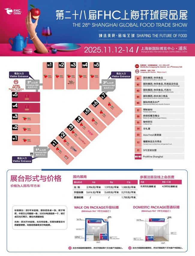 FHC2025展區分布圖